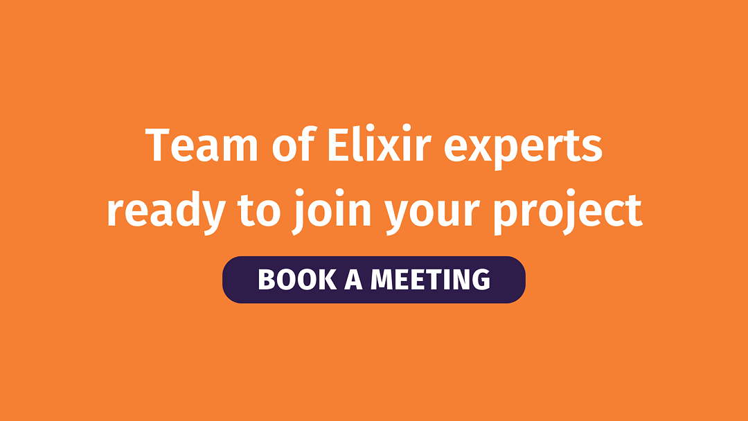 Book meeting with Elixir experts