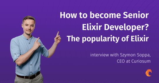 web developer experience with elixir language