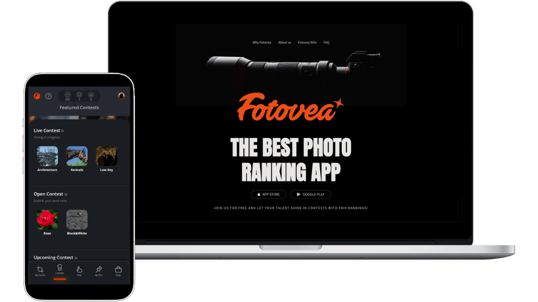 Fotovea web and mobile app